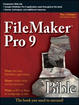 cover image of FileMaker Pro 9 Bible